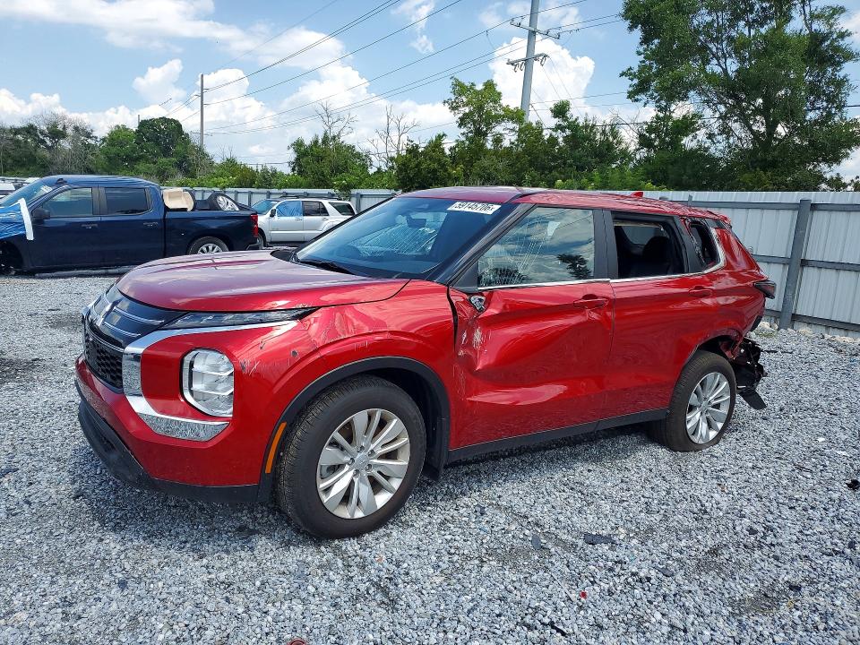 2025 Mitsubishi Outlander VIN JA4J3UA83SZ024552 COPART salvage auction — SIDE, Fl - Certificate Of Title, sold $6,700 on 2026-07-10 (photo 1)
