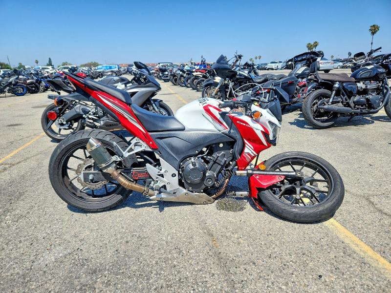 2015 Honda Cb VIN MLHPC4513F5200006 COPART salvage auction — FRONT END, Ca - Salvage Certificate, sold $425 on 2026-07-09 (photo 1)