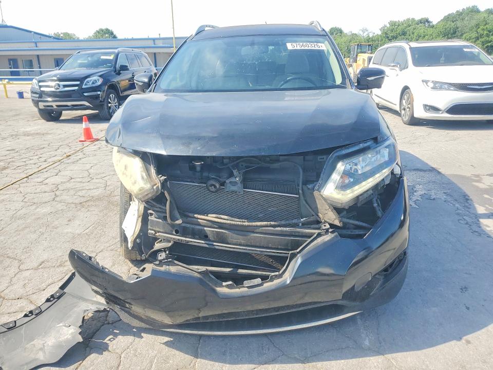 2016 Nissan Rogue VIN KNMAT2MT9GP625767 COPART salvage auction — FRONT END, Tn - Salvage Certificate, sold $600 on 2026-07-29 (photo 5)