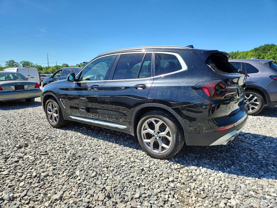 2022 BMW X3 VIN 5UX53DP02N9L69325 COPART salvage auction — REAR END, Ma - Cert Of Title-Salvage, sold $17,300 on 2026-07-08 (photo 2)