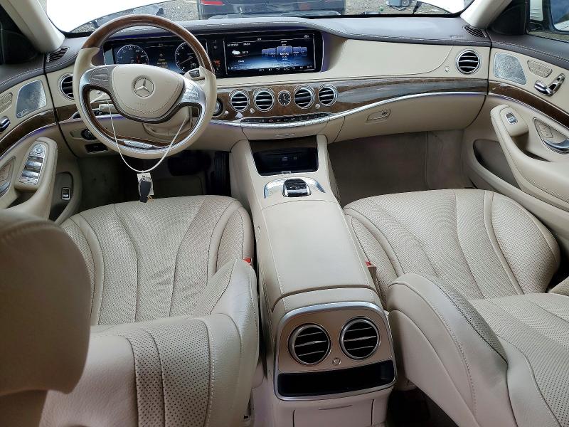 2016 Mercedes-benz S-klasse VIN WDDUG8FB1GA244917 COPART salvage auction — REAR END, Md - Cert Of Salvage > 75% Damage, sold $1,700 on 2026-08-18 (photo 8)