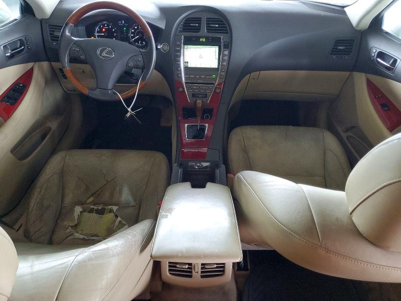 2008 Lexus ES VIN JTHBJ46G582197795 COPART salvage auction — REAR END, Ca - Salvage Certificate, sold $925 on 2026-07-02 (photo 8)