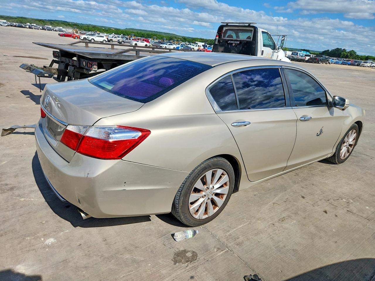 2015 Honda Accord VIN 1HGCR2F72FA180458 COPART salvage auction — Front End, TX - SALVAGE VEHICLE TITLE, sold $1,650 on 2026-07-09 (photo 3)
