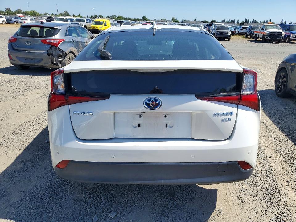 2019 Toyota Prius VIN JTDKARFU1K3101361 COPART salvage auction — FRONT END, Ca - Salvage Certificate, sold $8,200 on 2026-07-02 (photo 6)