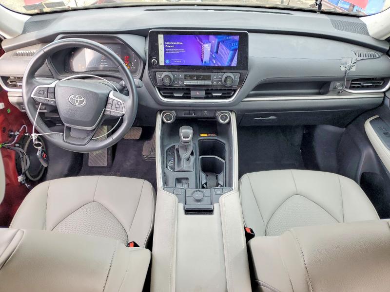 2024 Toyota Highlander VIN 5TDACAB57RS010223 COPART salvage auction — FRONT END, Pa - Certificate Of Salvage, sold $19,300 on 2026-07-10 (photo 8)