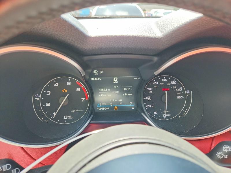 2020 Alfa romeo VIN ZASPAKBN7L7C98372 COPART salvage auction — FRONT END, GA - CERT OF TITLE-SALVAGE, sold $4,650 on 2026-08-21 (photo 9)