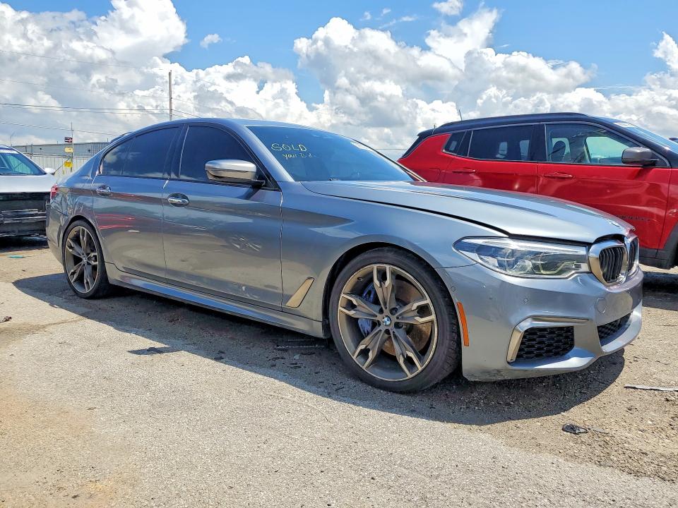 2018 BMW M5 VIN WBAJB9C5XJB035853 COPART salvage auction — REAR END, Il - Certificate Of Title, sold $13,200 on 2026-07-27 (photo 4)