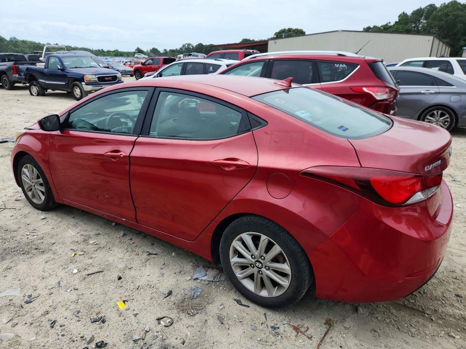 2014 Hyundai VIN KMHDH4AE6EU031311 COPART salvage auction — FRONT END, De - Salvage Certificate, sold $775 on 2026-07-28 (photo 2)