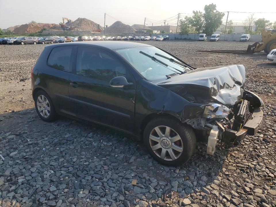 2009 Volkswagen Rabbit VIN WVWBB71K69W027676 COPART salvage auction — FRONT END, Ny - Mv-907A Salvage Certificate, sold $475 on 2026-07-23 (photo 4)