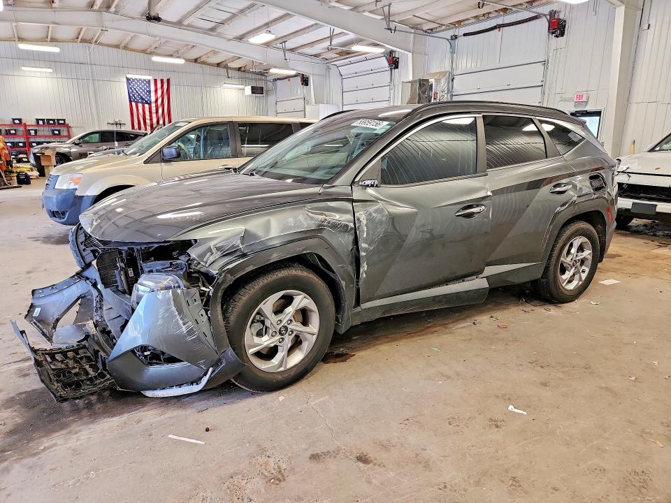 2022 Hyundai Tucson VIN 5NMJB3AEXNH061289 COPART salvage auction — FRONT END, Mn - Cert Of Title-Salvage, sold $4,600 on 2026-07-09 (photo 1)