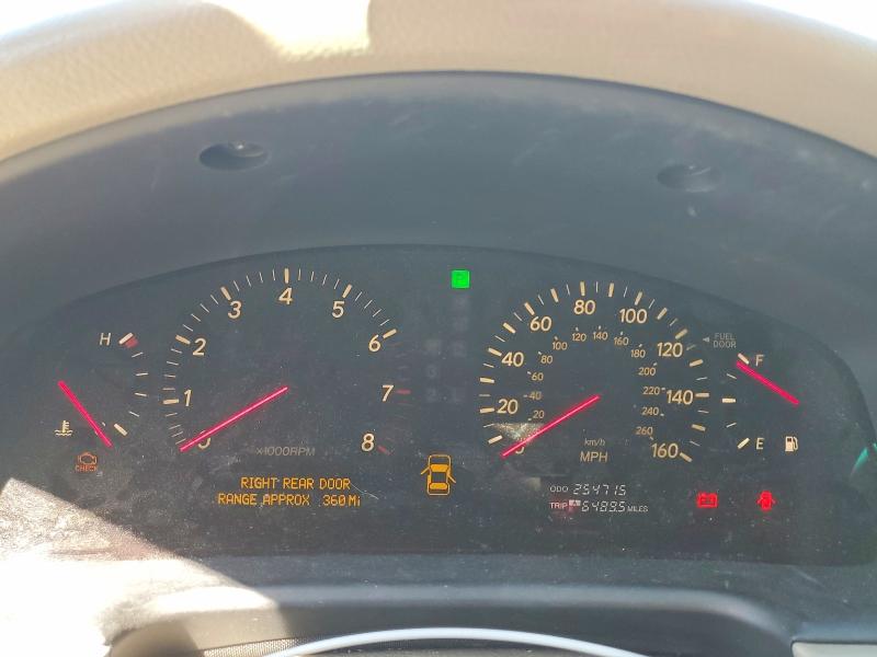 2001 Lexus Ls 430 VIN JTHBN30F010009328 COPART salvage auction — FRONT END, CA - SALVAGE CERTIFICATE, sold $425 on 2026-07-17 (photo 9)