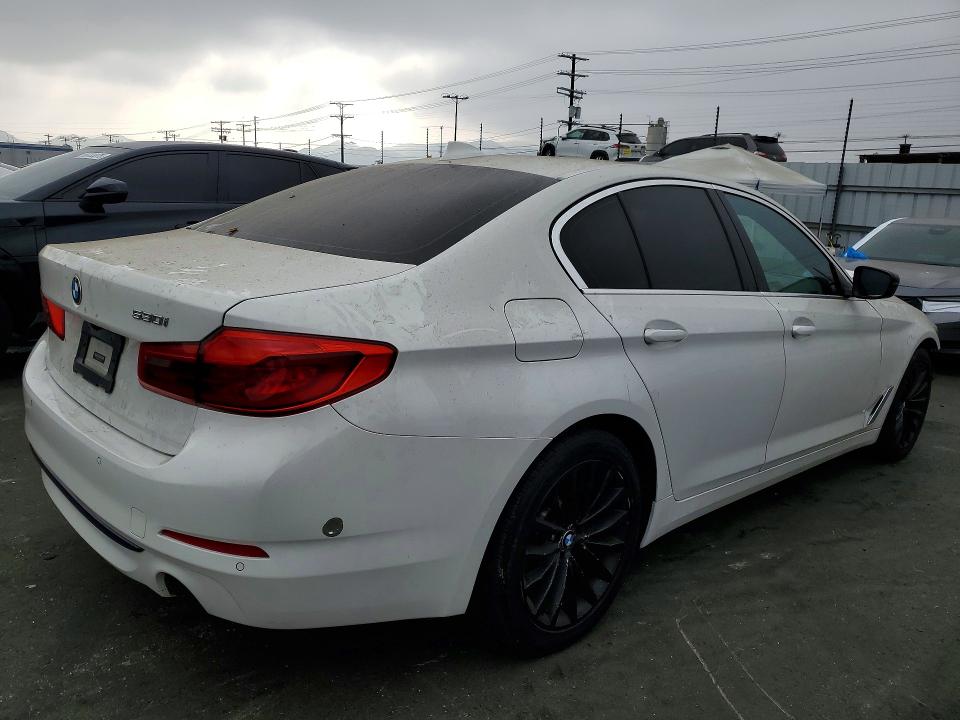 2021 BMW 5er VIN WBA53BH0XMCF69844 COPART salvage auction — FRONT END, Ca - Salvage Certificate, sold $8,700 on 2026-08-17 (photo 3)