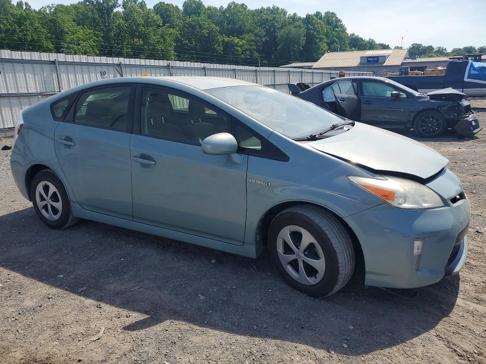 2014 Toyota Prius VIN JTDKN3DU6E1772075 COPART salvage auction — FRONT END, PA - CERTIFICATE OF SALVAGE, sold $900 on 2026-07-23 (photo 4)
