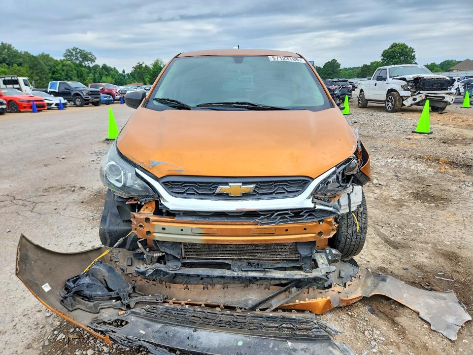 2019 Chevrolet Spark VIN KL8CB6SA8KC715781 COPART salvage auction — FRONT END, MS - CERT OF TITLE-SALVAGED, sold $850 on 2026-07-24 (photo 5)