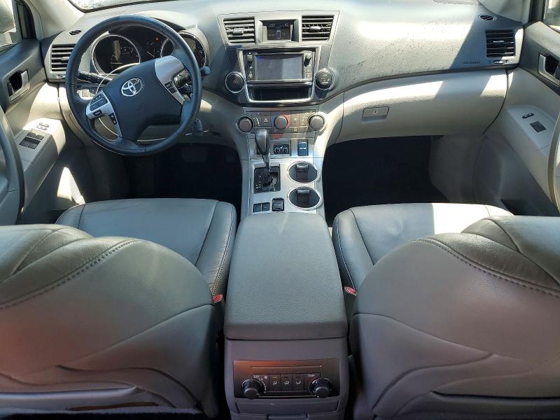 2013 Toyota Highlander VIN 5TDZK3EH9DS102109 COPART salvage auction — FRONT END, Ca - Salvage Certificate, sold $5,700 on 2026-07-16 (photo 8)