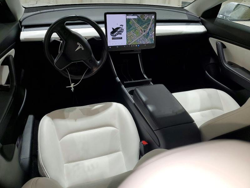 2018 Tesla Model 3 VIN 5YJ3E1EB1JF097257 COPART salvage auction — REAR END, Ny - Mv-907A Salvage Certificate, sold $3,800 on 2026-07-13 (photo 8)