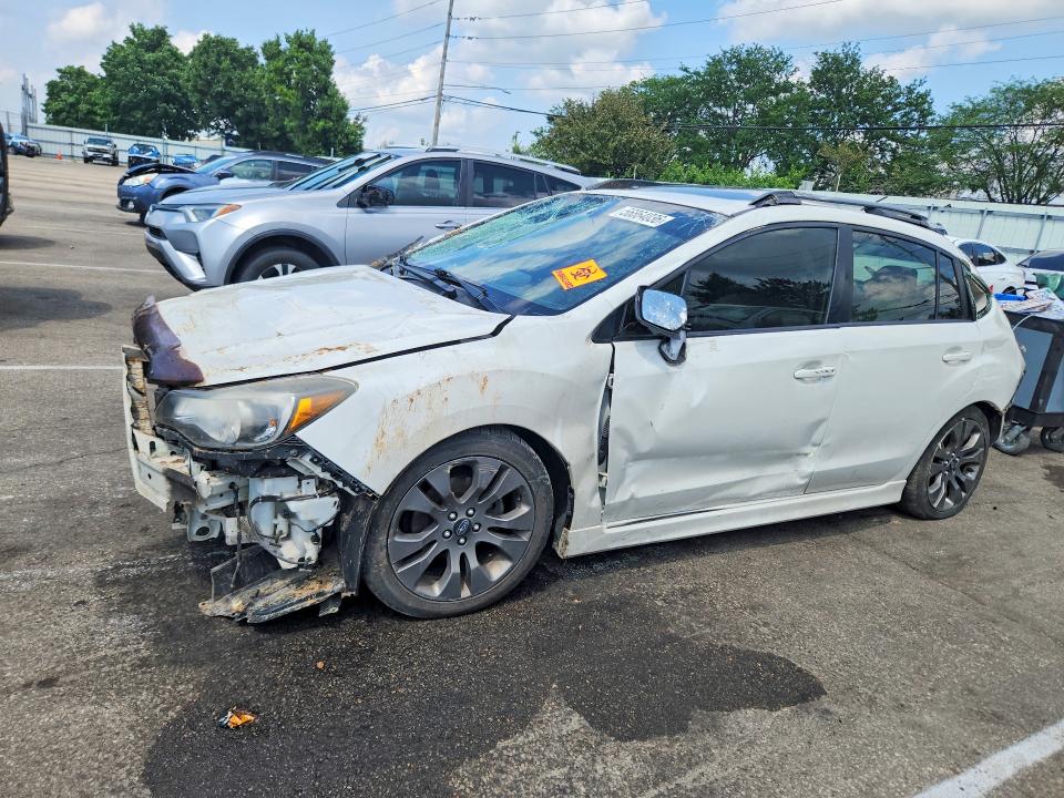 2015 Subaru Impreza VIN JF1GPAU65F8204078 COPART salvage auction — ROLLOVER, Oh - Cert Of Title-Salvage, sold $90 on 2026-07-08 (photo 1)