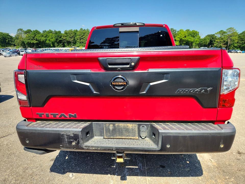 2021 Nissan TITAN VIN 1N6AA1ED0MN503407 COPART salvage auction — MECHANICAL, Al - Certificate Of Title, sold $7,100 on 2026-07-27 (photo 6)