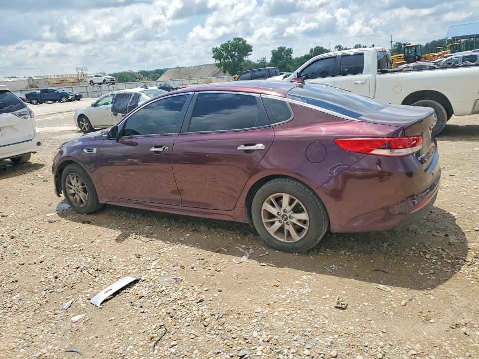 2016 Kia Optima VIN 5XXGT4L39GG073816 COPART salvage auction — FRONT END, Mt - Cert Of Title-Rebuilt Salvage, sold $1,050 on 2026-07-21 (photo 2)