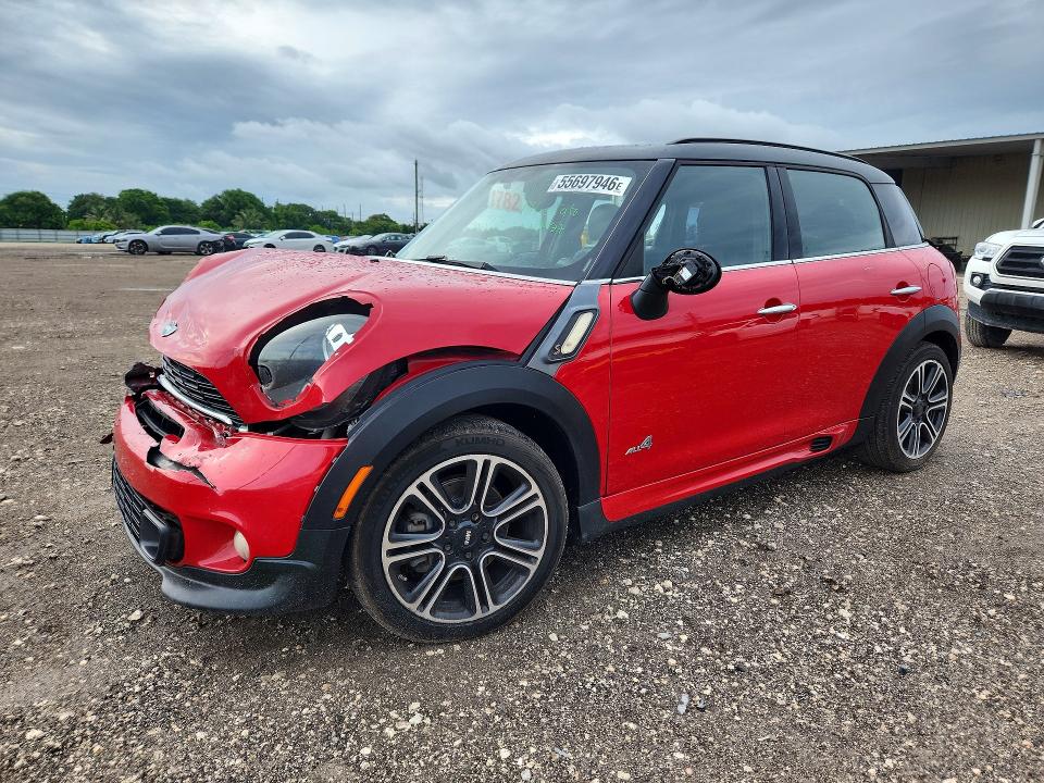 2014 Mini Cooper VIN WMWZC5C50EWP37977 COPART salvage auction — FRONT END, Fl - Cert Of Title Slvg Rebuildable, sold $1,400 on 2026-07-20 (photo 1)