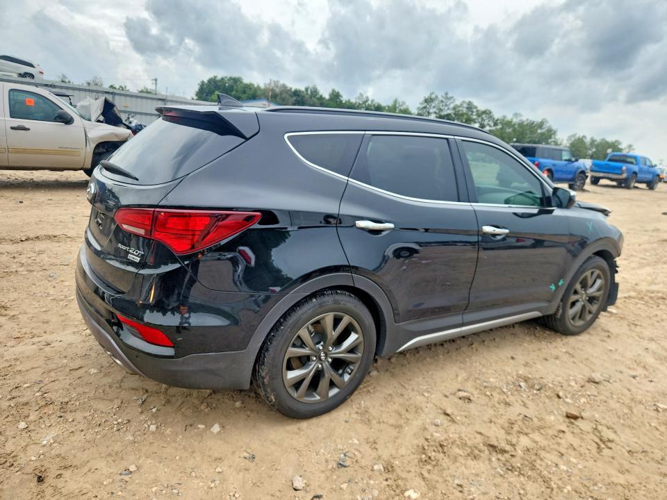 2017 Hyundai Santa fe VIN 5XYZW4LA4HG385229 COPART salvage auction — FRONT END, Fl - Cert Of Title Slvg Rebuildable, sold $3,800 on 2026-07-10 (photo 3)