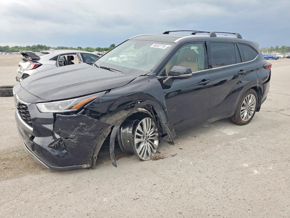 2025 Toyota Highlander VIN 5TDEBRCH6SS664406 — COPART salvage auction photo