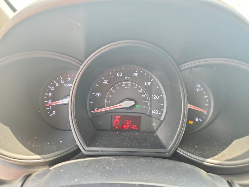 2013 Kia Rio VIN KNADN5A39D6132408 COPART salvage auction — FRONT END, Fl - Cert Of Title Slvg Rebuildable, sold $400 on 2026-07-14 (photo 9)