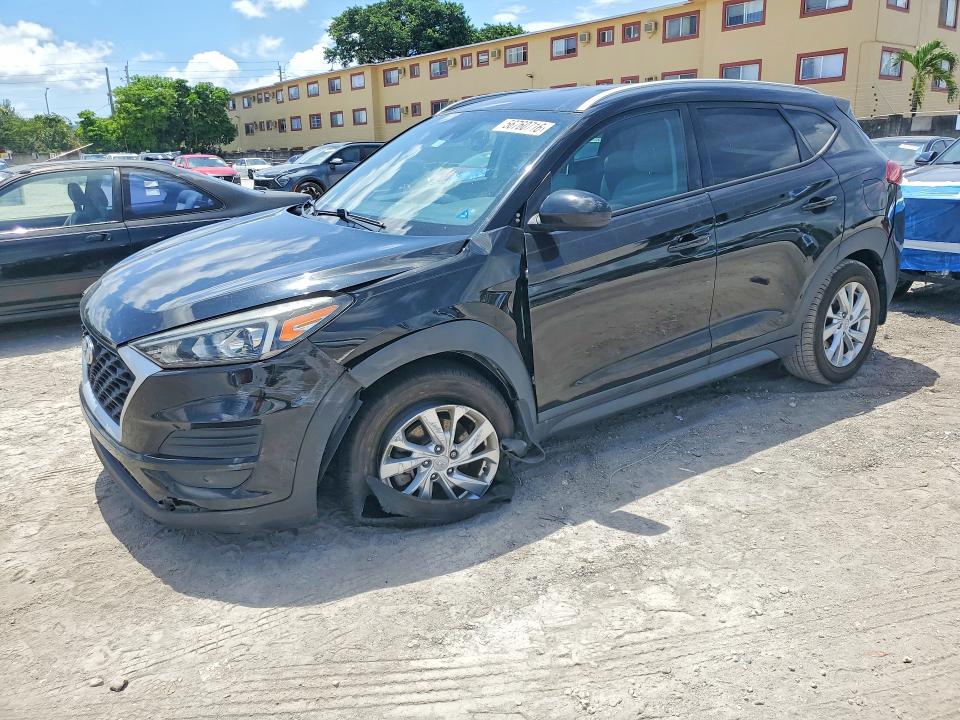 2020 Hyundai VIN KM8J33A49LU106955 COPART salvage auction — FRONT END, Fl - Cert Of Title Slvg Rebuildable, sold $3,900 on 2026-07-02 (photo 1)