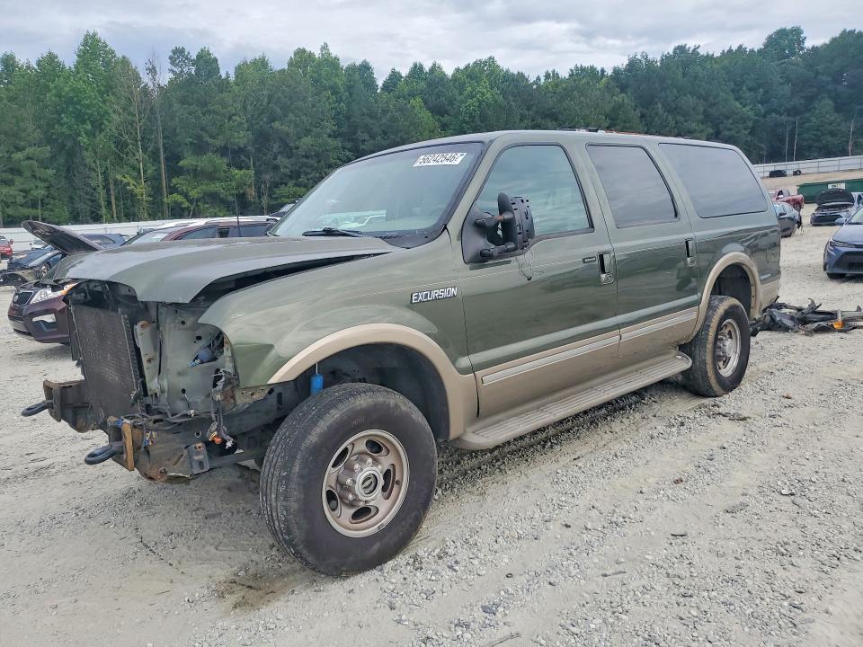 2002 Ford Excursion VIN 1FMNU43S92EA14088 COPART salvage auction — FRONT END, Ga - Cert Of Title-Salvage, sold $1,550 on 2026-07-08 (photo 1)
