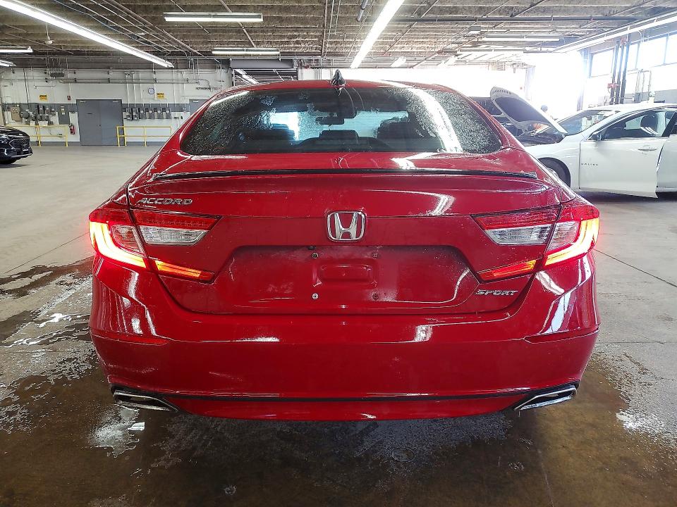 2021 Honda Accord VIN 1HGCV1F34MA098909 COPART salvage auction — MECHANICAL, IL - SALVAGE CERTIFICATE, sold $4,750 on 2026-07-27 (photo 6)