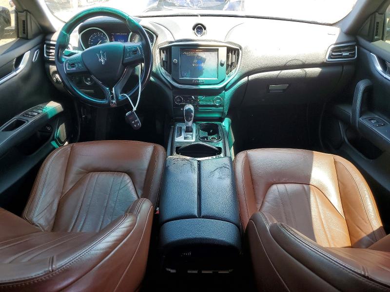 2015 Maserati Ghibli VIN ZAM57XSA4F1141426 COPART salvage auction — MINOR DENT/SCRATCHES, Ca - Dis/Dlr/Exp Only Clean Title (P), sold $4,250 on 2026-07-09 (photo 8)