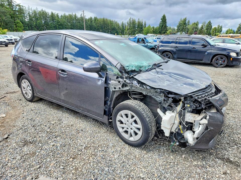 2014 Toyota Prius VIN JTDZN3EUXEJ015015 COPART salvage auction — FRONT END, Wa - Bill Of Sale, sold $1,650 on 2026-07-17 (photo 4)