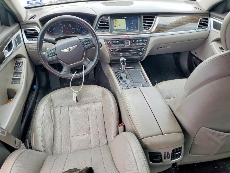 2015 Hyundai Genesis VIN KMHGN4JE6FU058158 COPART salvage auction — REAR END, TX - CERTIFICATE OF TITLE, sold $2,350 on 2026-07-31 (photo 8)