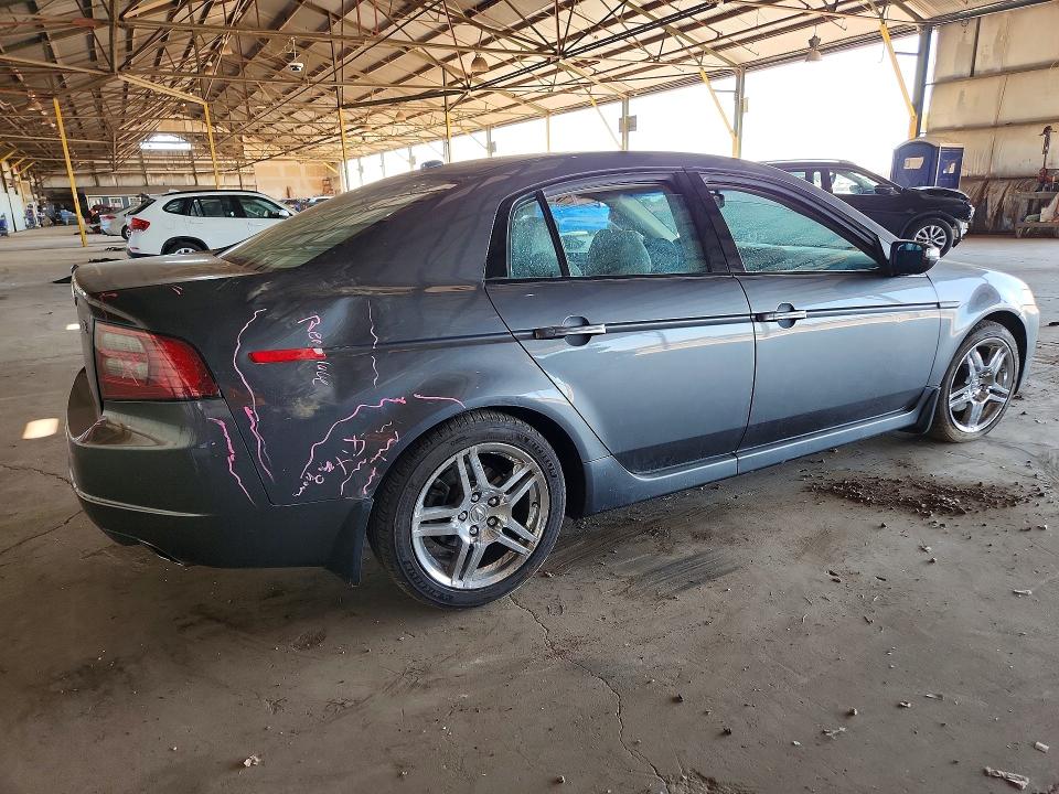 2008 Acura Tl VIN 19UUA66208A003773 COPART salvage auction — REAR END, Az - Cert Of Title - Salvage, sold $2,600 on 2026-07-22 (photo 3)