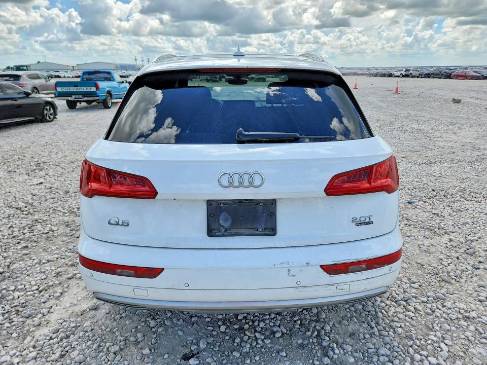 2018 Audi Q5 VIN WA1BNAFY2J2211312 COPART salvage auction — FRONT END, TX - SALVAGE VEHICLE TITLE (P), sold $8,000 on 2026-07-16 (photo 6)