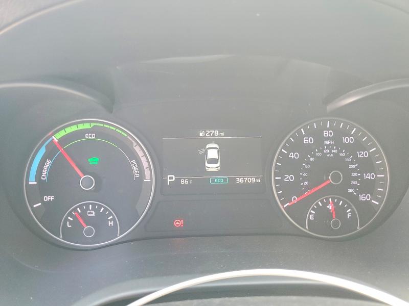 2020 Kia Optima hybrid VIN KNAGU4LE5L5045425 COPART salvage auction — REAR END, CA - DIS/DLR/EXP ONLY CLEAN TITLE (P), sold $10,000 on 2026-07-09 (photo 9)