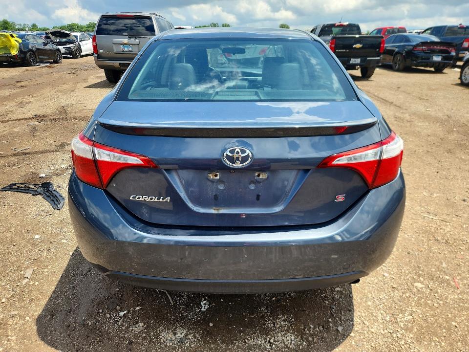 2015 Toyota VIN 5YFBURHE5FP222193 COPART salvage auction — FRONT END, Il - Salvage Certificate, sold $1,650 on 2026-07-21 (photo 6)