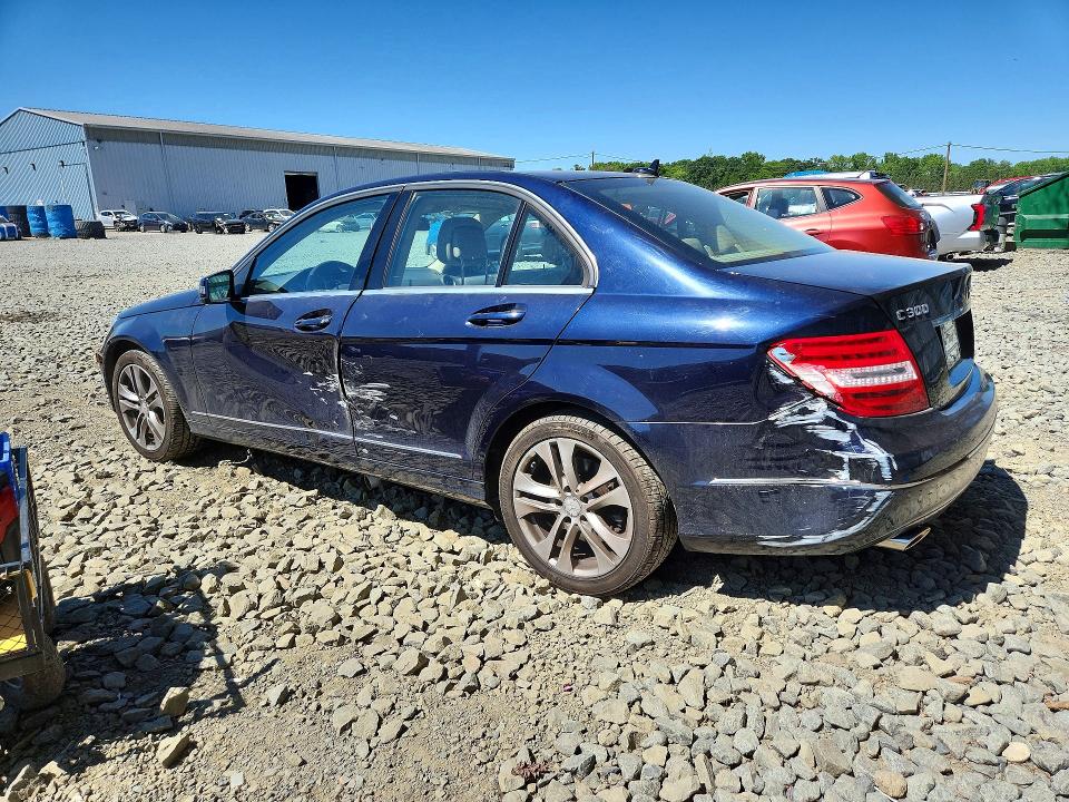 2014 Mercedes-benz C-klasse VIN WDDGF8AB5ER303036 COPART salvage auction — FRONT END, Nj - Cert Of Title-Salvage, sold $225 on 2026-07-29 (photo 2)