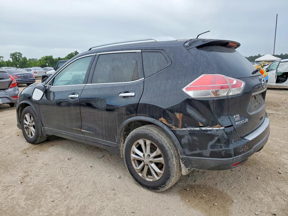 2016 Nissan Rogue VIN KNMAT2MT3GP734483 COPART salvage auction — FRONT END, TX - SALVAGE VEHICLE TITLE, sold $1,000 on 2026-07-31 (photo 2)