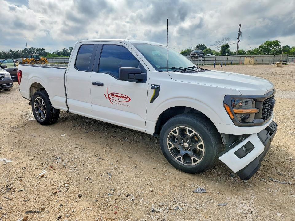2024 Ford F-150 VIN 1FTEX2KPXRKF27052 COPART salvage auction — FRONT END, Tx - Certificate Of Title, sold $11,900 on 2026-07-30 (photo 4)