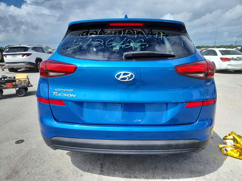 2021 Hyundai Tucson VIN KM8J23A4XMU292798 COPART salvage auction — MINOR DENT/SCRATCHES, La - Cert Of Title-Salvage, sold $3,850 on 2026-07-08 (photo 6)