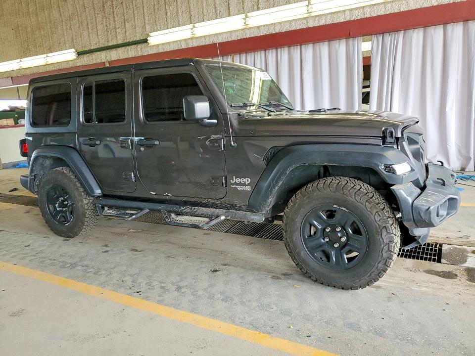 2018 Jeep Wrangler / VIN 1C4HJXDN5JW189404 COPART salvage auction — FRONT END, In - Cert Of Title-Salvage Title, sold $7,200 on 2026-08-31 (photo 4)