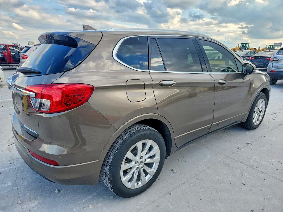 2017 Buick Envision VIN LRBFXBSA9HD239783 COPART salvage auction — WATER/FLOOD, Tx - Salvage Title-Flood Damage, sold $250 on 2026-07-24 (photo 3)