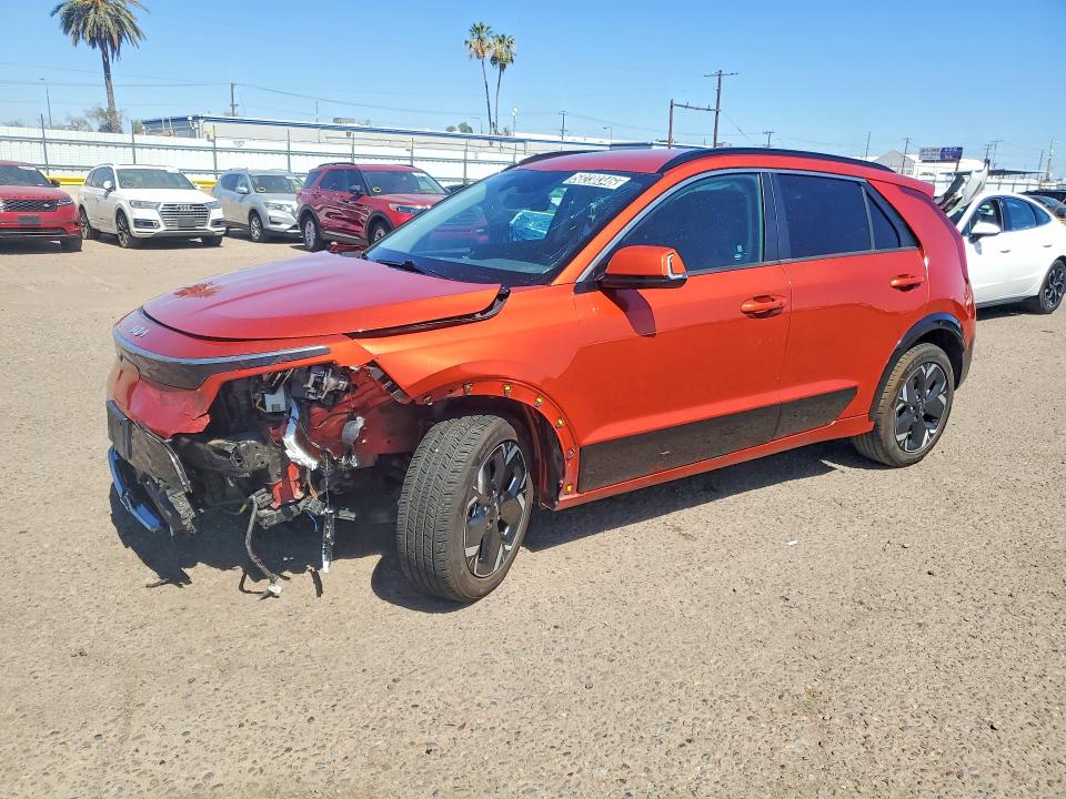 2023 Kia Niro VIN KNDCR3L17P5025306 COPART salvage auction — FRONT END, Az - Cert Of Title - Salvage, sold $5,700 on 2026-07-06 (photo 1)