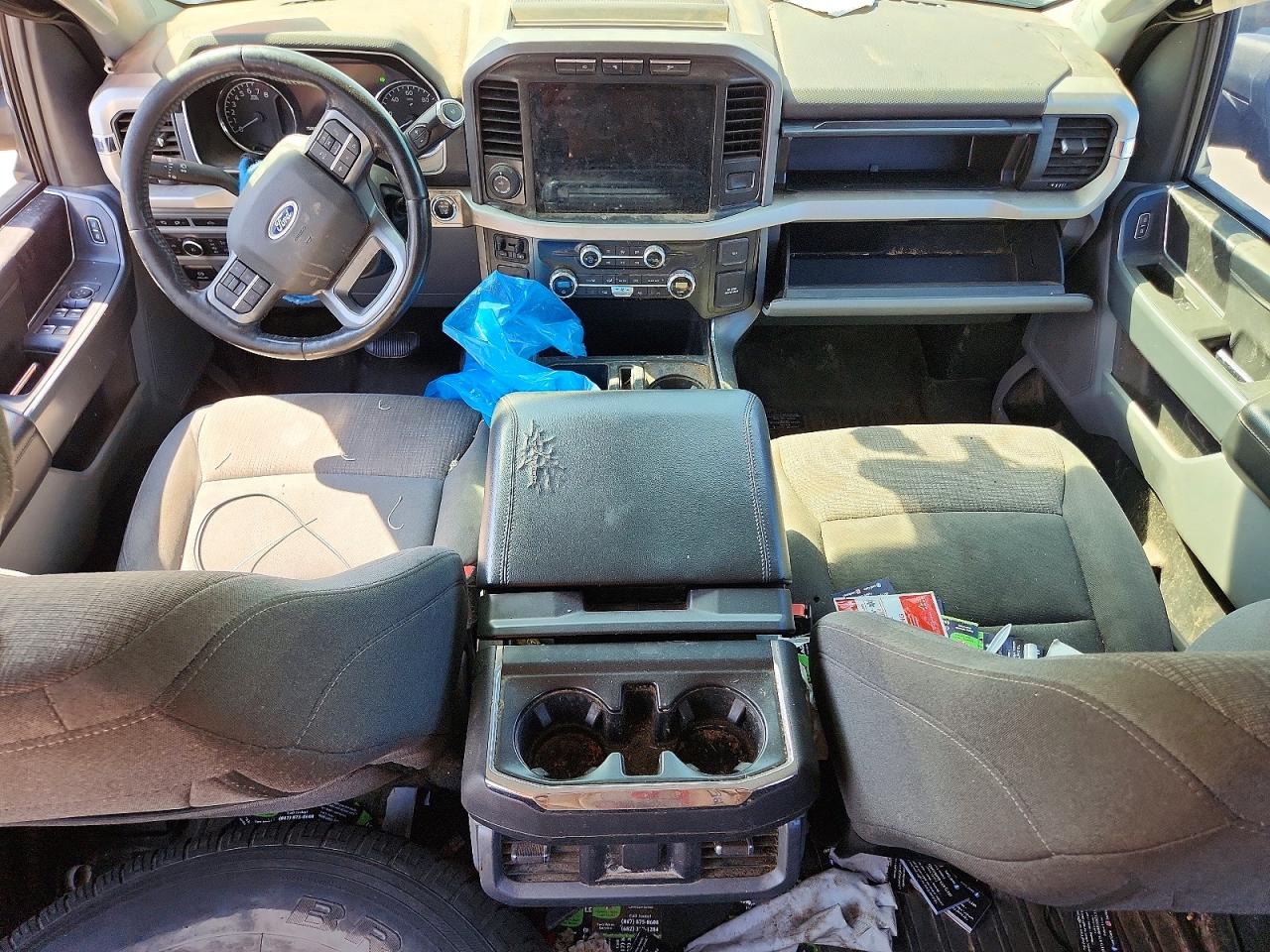 2021 Ford F-150 Lightning VIN 1FTEW1C52MFC71193 COPART salvage auction — Side, TX - CERTIFICATE OF TITLE, sold $7,000 on 2026-07-08 (photo 8)