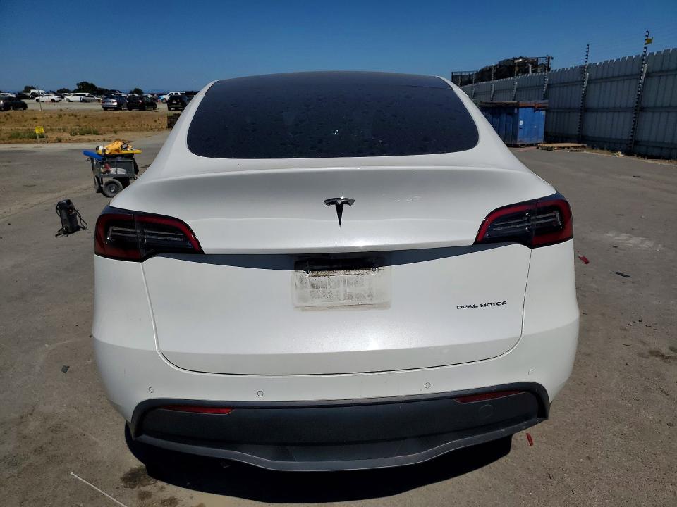 2022 Tesla VIN 7SAYGDEE8NF314534 COPART salvage auction — FRONT END, Ca - Salvage Certificate, sold $8,000 on 2026-07-30 (photo 6)