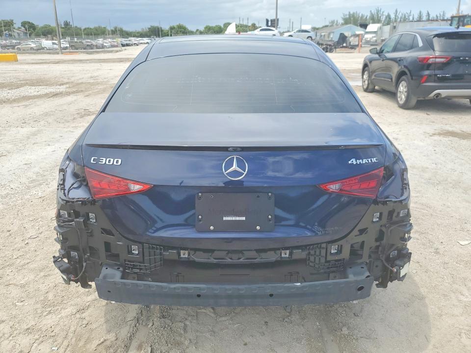 2023 Mercedes-benz C-klasse VIN W1KAF4HBXPR096814 COPART salvage auction — STRIPPED, Fl - Certificate Of Title, sold $9,800 on 2026-07-09 (photo 6)