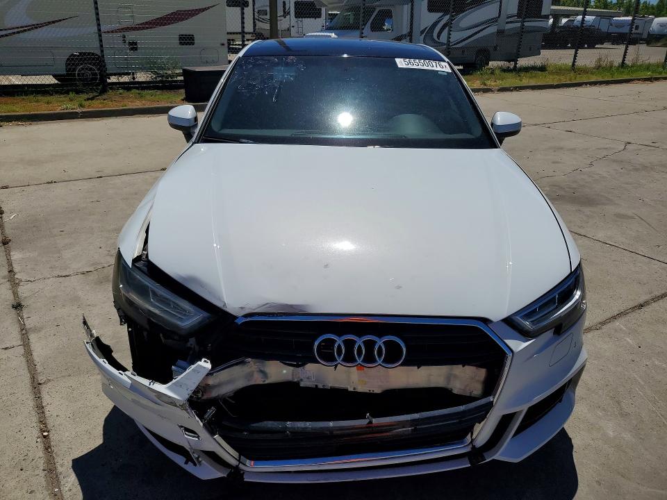 2017 Audi VIN WAUGUGFF9H1030933 COPART salvage auction — FRONT END, Ca - Salvage Certificate, sold $4,450 on 2026-07-13 (photo 5)