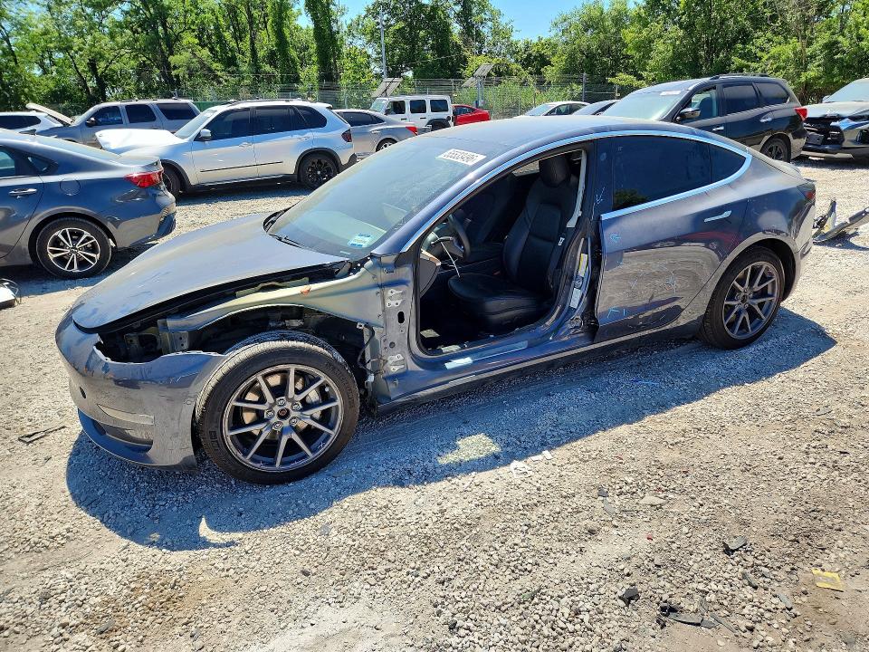 2020 Tesla Model 3 VIN 5YJ3E1EC2LF601603 COPART salvage auction — SIDE, Md - Cert Of Salvage > 75% Damage, sold $6,600 on 2026-07-07 (photo 1)