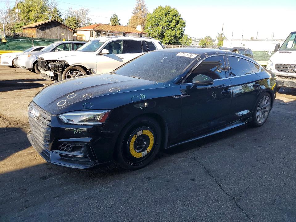 2018 Audi Rs5 VIN WAUC4CF54JA102559 COPART salvage auction — HAIL, Co - Certificate Of Title, sold $5,600 on 2026-07-28 (photo 1)